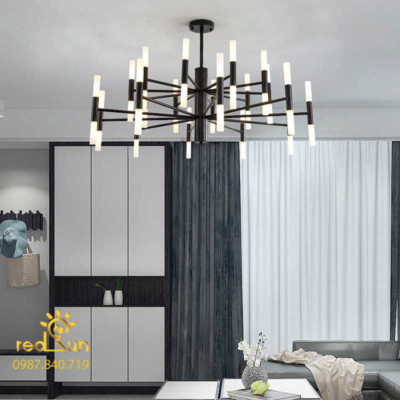 Đèn chùm trang trí nghệ thuật 20 tay R06