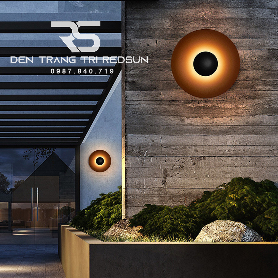 Đèn Tường Trang Trí Phòng Khách, Phòng Ngủ, Cầu Thang Hình Đĩa Bay Phong Cách Bắc Âu  DT-124