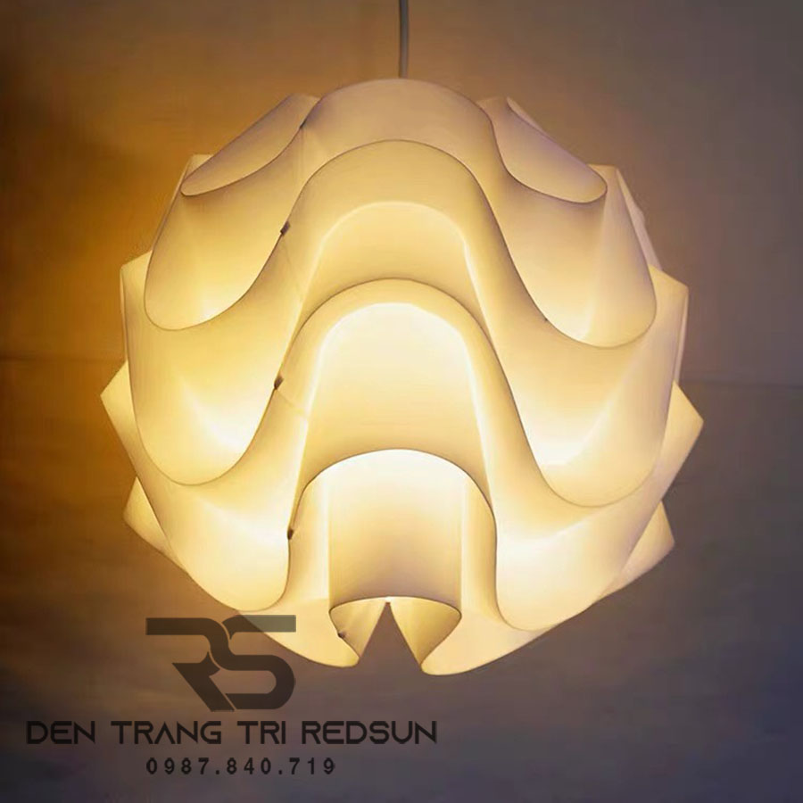 Đèn Thả Trần Phòng Khách, Phòng Ngủ, Bàn Ăn Hiện Đại Phong Cách Bắc Âu Dáng Hoa Trà CDT-T049