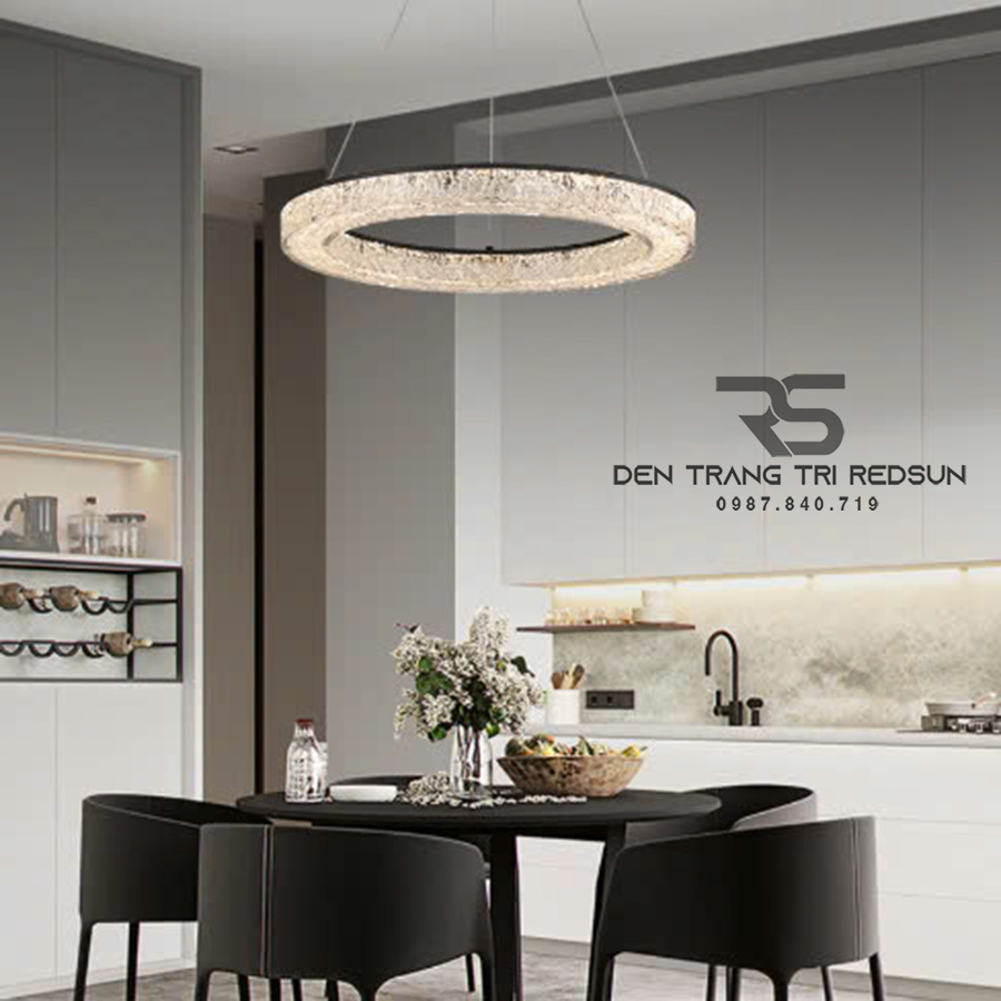 Đèn Thả Bàn Ăn Hiện Đại Phong Cách Bắc Âu Dáng Tròn DC-L065