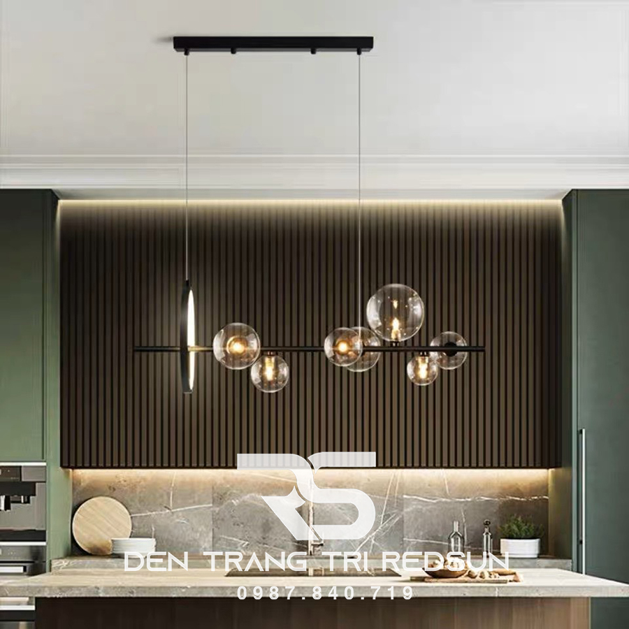 Đèn Thả Bàn Ăn Hiện Đại Phong Cách Bắc Âu Choá Thuỷ Tinh DC-L035