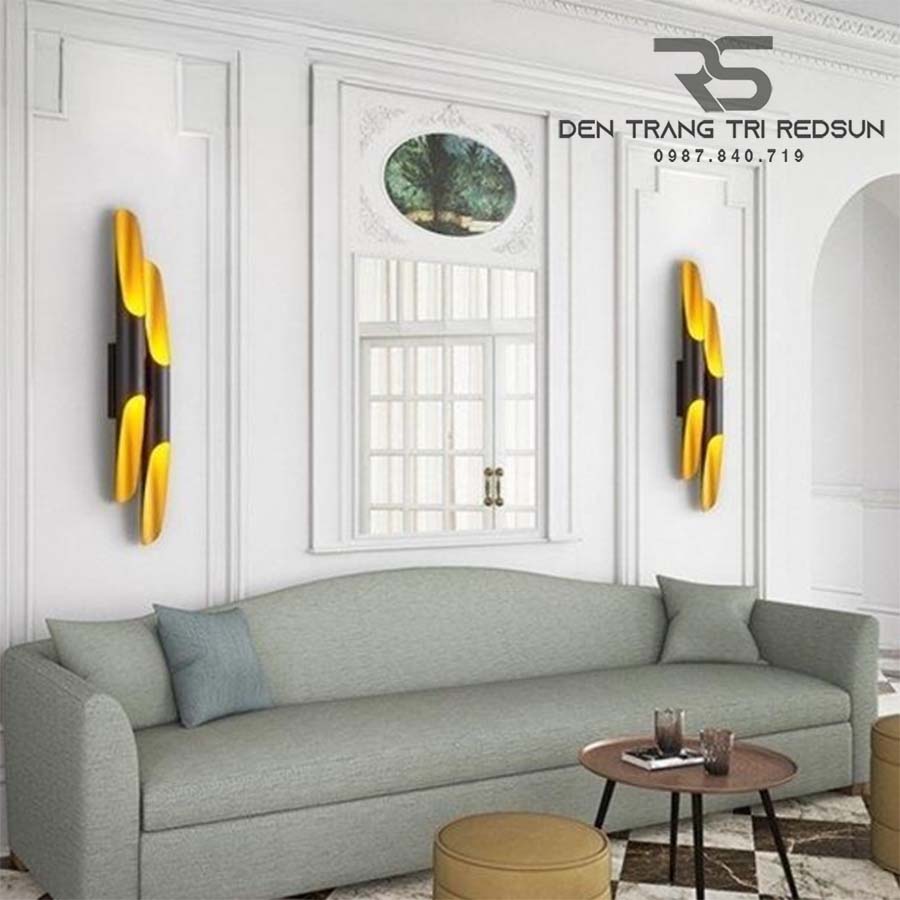 Đèn Tường Hình Sáo Trúc Đôi Trang Trí Quán Cafe, Nhà Hàng, Phòng Khách, Phòng Ngủ, Cầu Thang DT1126