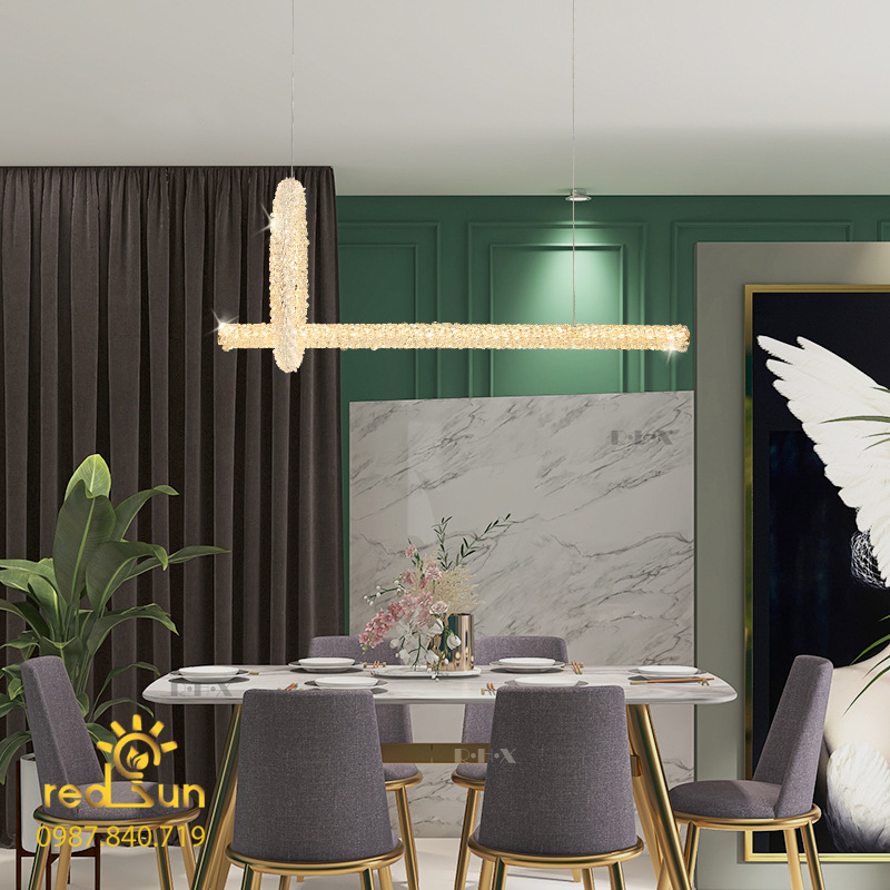 Đèn chùm hoa pha lê phong cách Bắc Âu DC-4810