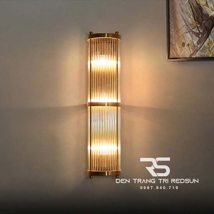 Đèn Tường Trang Trí Phòng Khách, Phòng Ngủ, Cầu Thang Phong Cách Bắc Âu Chất Liệu Pha Lê DTP-011
