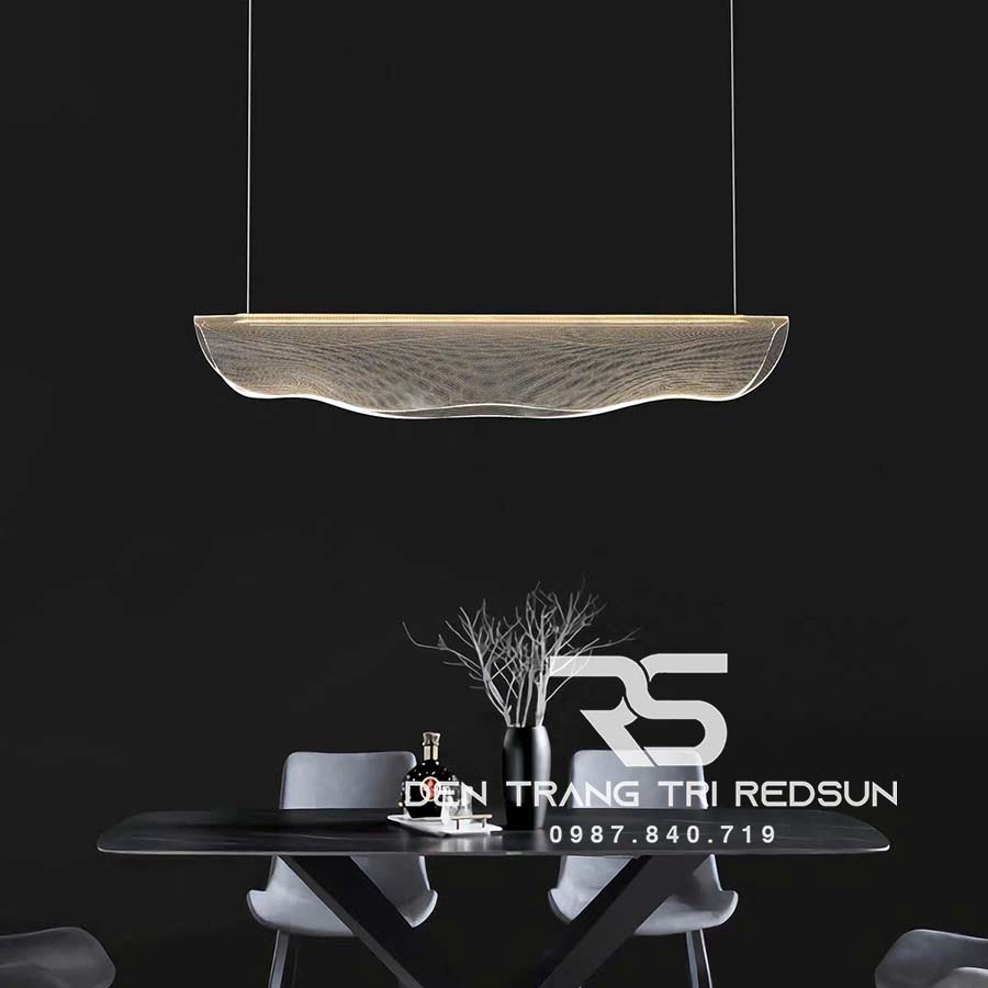 Đèn Thả Bàn Ăn Hiện Đại Hình Lá Acrylic Dáng Cụp Phong Cách Bắc Âu DC-T108