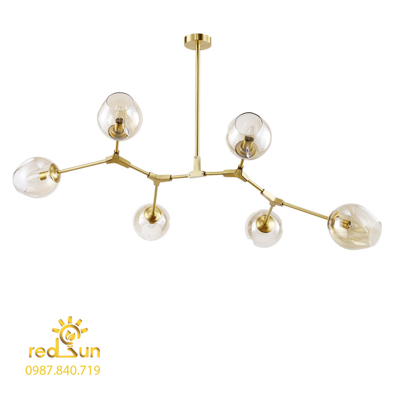 Đèn chùm nghệ thuật Lindsey 6 bóng DC-166