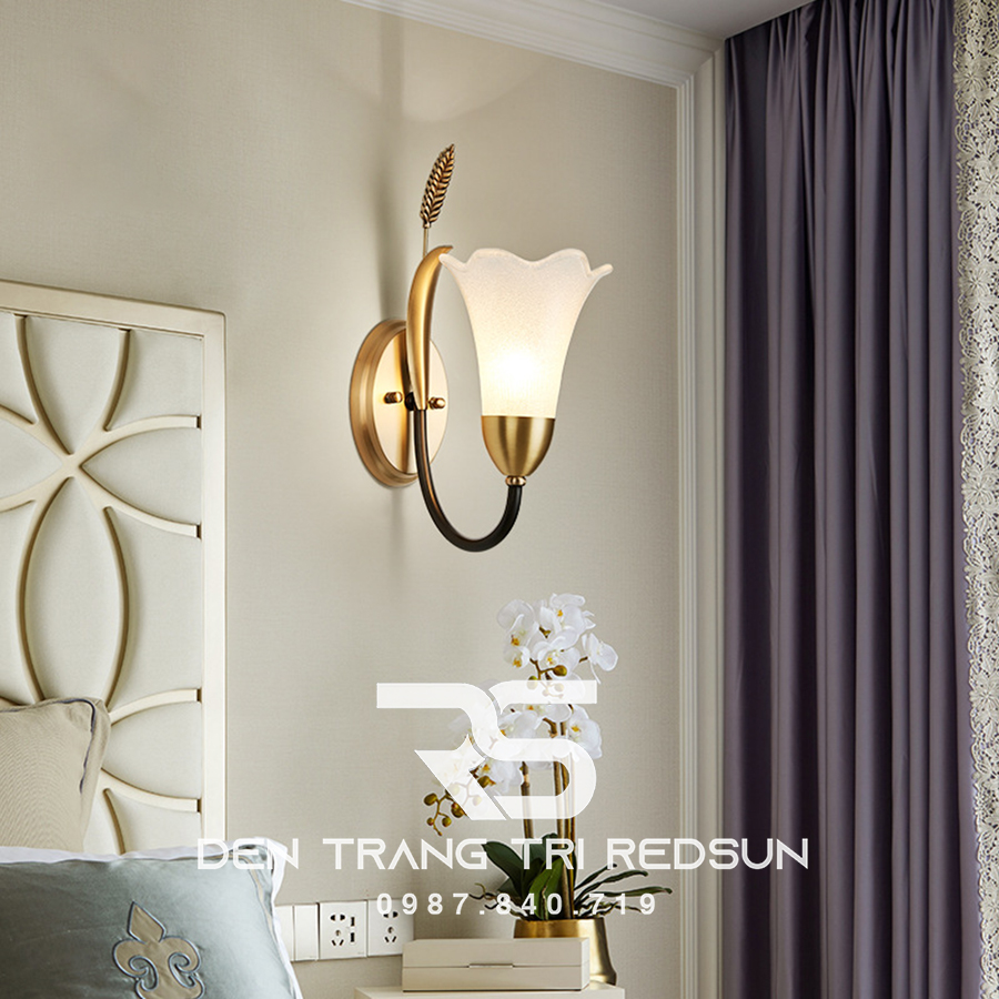 Đèn Tường Trang Trí Phòng Khách, Phòng Ngủ, Cầu Thang Phong Cách Bắc Âu Hình Loa Kèn DT1169/1
