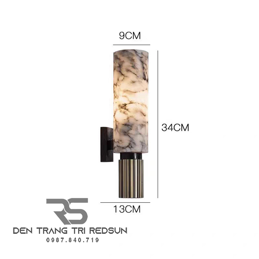 Đèn Tường Đá Cẩm Thạch Hiện Đại Trang Trí Phòng Khách, Phòng Ngủ, Cầu Thang Phong Cách Bắc Âu DT-130