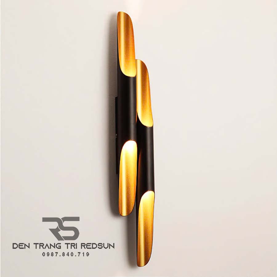 Đèn Tường Hình Sáo Trúc Đôi Trang Trí Quán Cafe, Nhà Hàng, Phòng Khách, Phòng Ngủ, Cầu Thang DT1126