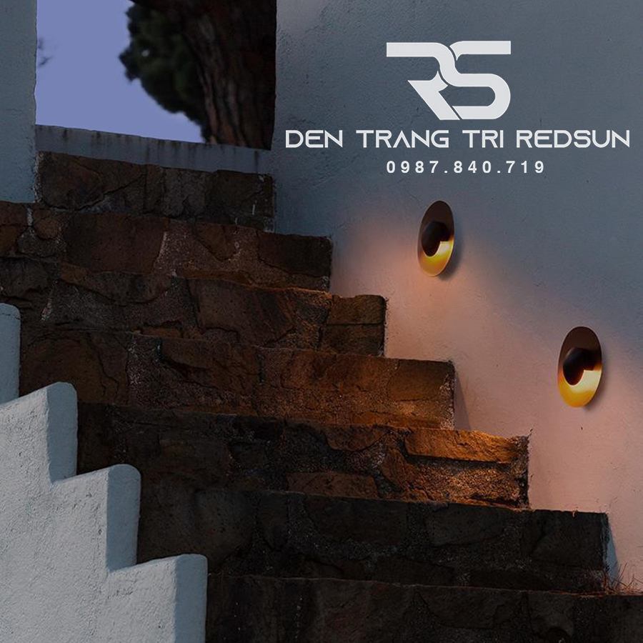 Đèn Tường Trang Trí Phòng Khách, Phòng Ngủ, Cầu Thang Hình Đĩa Bay Phong Cách Bắc Âu  DT-124