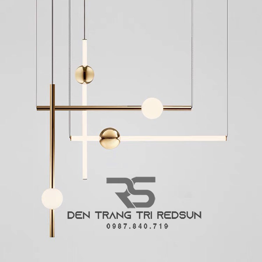 Đèn Thả Phòng Khách, Phòng Ngủ, Bàn Ăn Hiện Đại Phong Cách Bắc Âu Choá Thuỷ Tinh CDT-T008