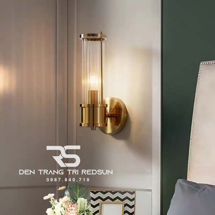 Đèn Tường Trang Trí Phòng Khách, Phòng Ngủ, Cầu Thang Phong Cách Bắc Âu Chất Liệu Pha Lê DTP-012