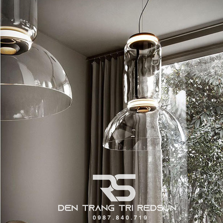 Đèn Thả Bàn Ăn Hiện Đại Phong Cách Italia Chóa Thủy Tinh CDT-T056