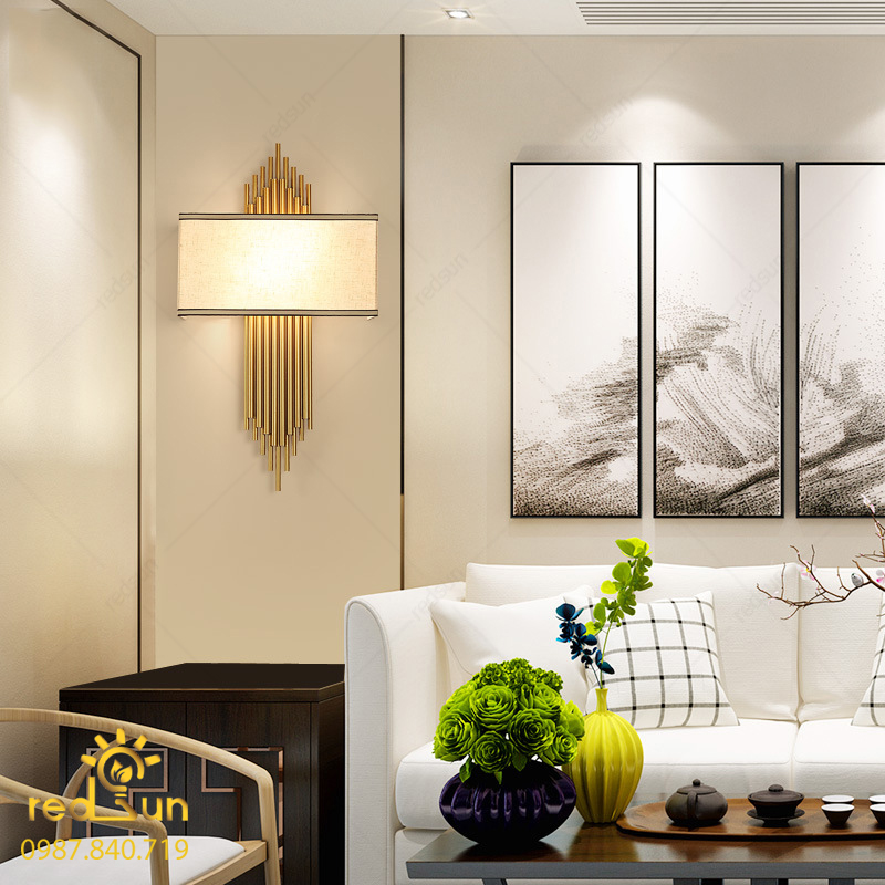 Đèn Tường Trang Trí Phòng Khách, Cầu Thang Chao Vải DT-002