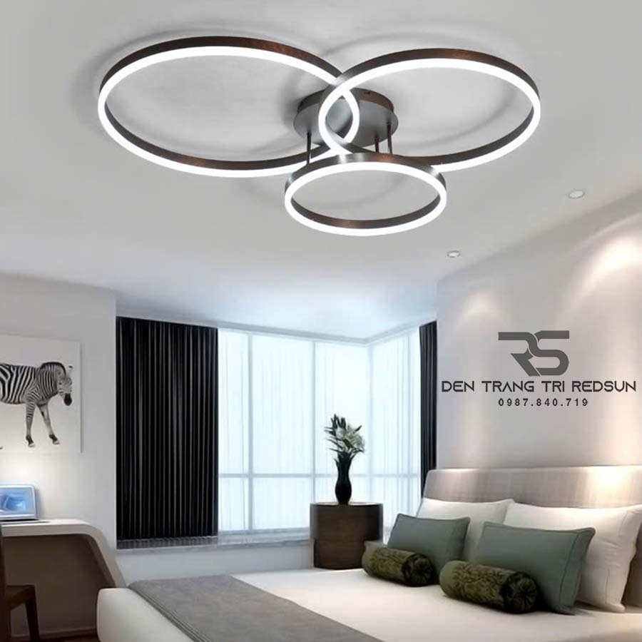 Đèn Mâm Ốp Trần Phòng Khách, Phòng Ngủ Hiện Đại MN345