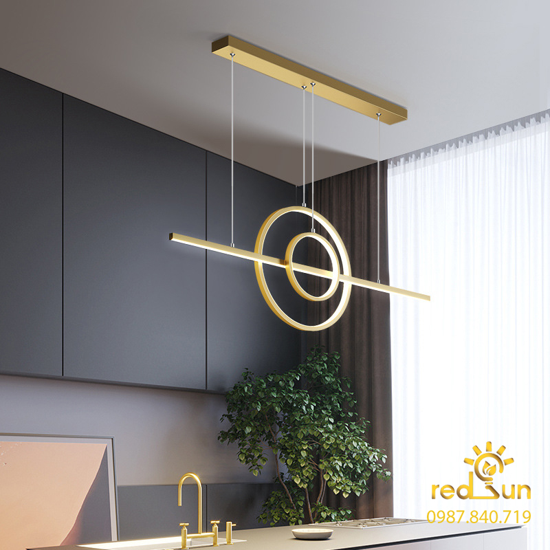 ĐÈN THẢ NGANG 2 VÒNG LED MỚI DC-C5081