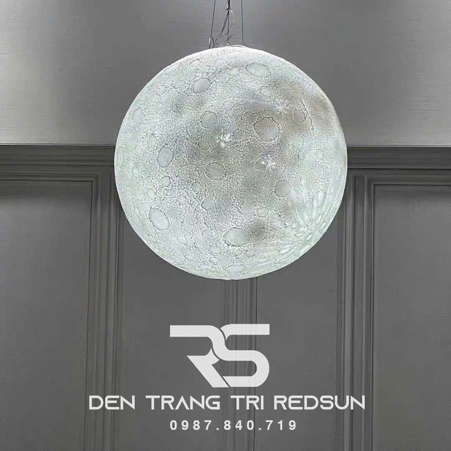 Đèn Mặt Trăng Siêu To Khổng Lồ 3D Lắp Trang Trí Ngoài Trời DC-T109