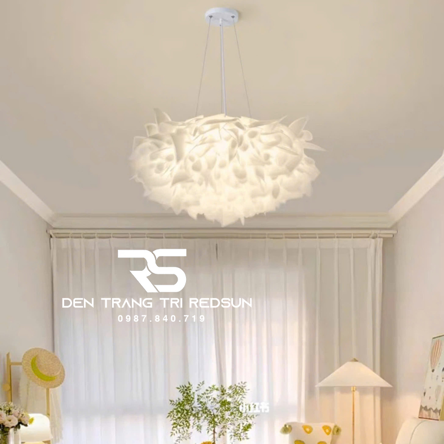 Đèn Chùm Phòng Khách, Phòng Ăn, Phòng Ngủ Hiện Đại Lông Vũ Phong Cách Pháp DC-L062