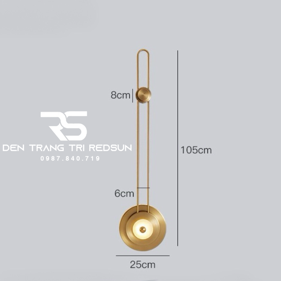 Đèn Tường Hiện Đại Trang Trí Phòng Khách, Phòng Ngủ Phong Cách Bắc Âu DT-BVK050