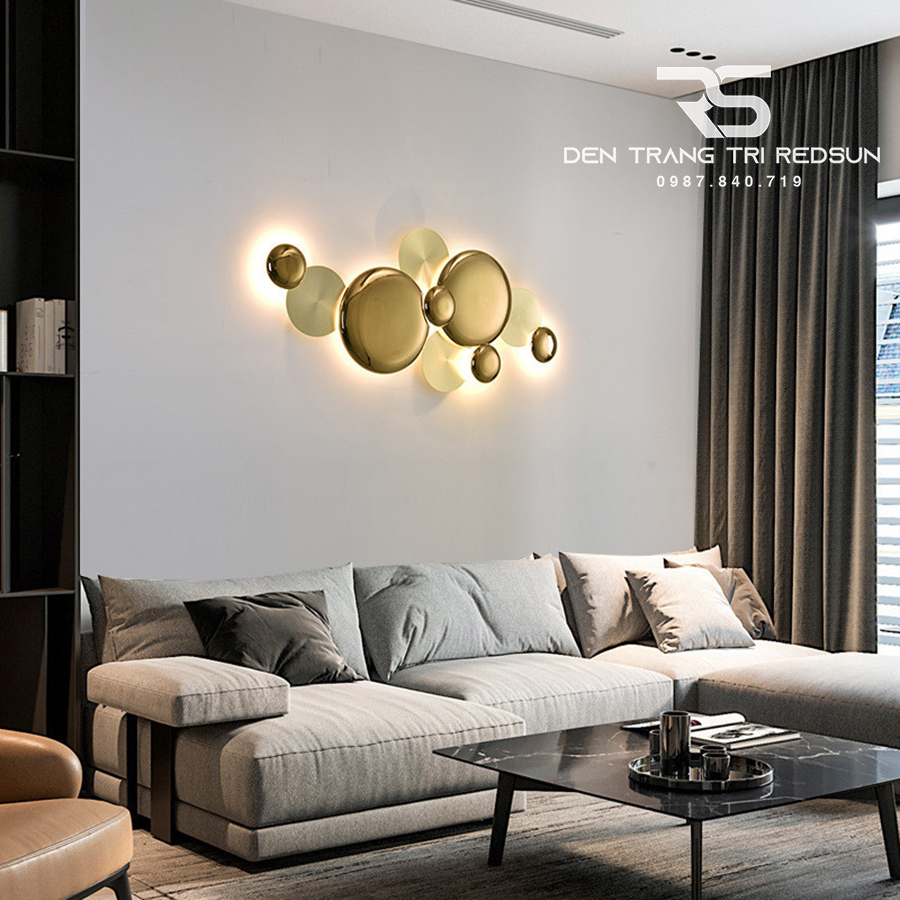 Tranh Đèn Treo Tường Nghệ Thuật Trang Trí Phòng Khách, Phòng Ngủ, Hành Lang Phong Cách Bắc Âu DDC-024