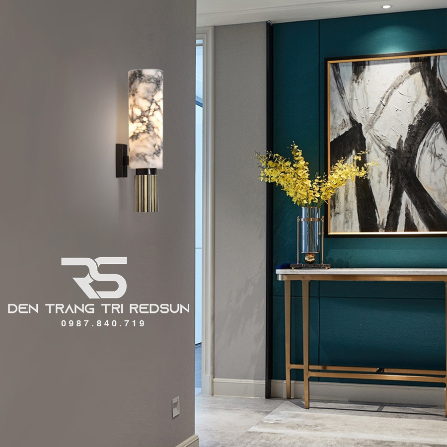 Đèn Tường Đá Cẩm Thạch Hiện Đại Trang Trí Phòng Khách, Phòng Ngủ, Cầu Thang Phong Cách Bắc Âu DT-130