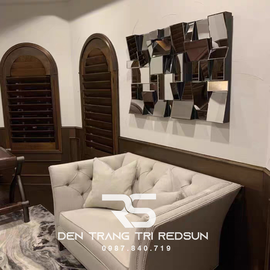 Gương Treo Tường Nghệ Thuật Trang Trí Phòng Khách, Phòng Ngủ, Hành Lang, Phòng Làm Việc GDC-003