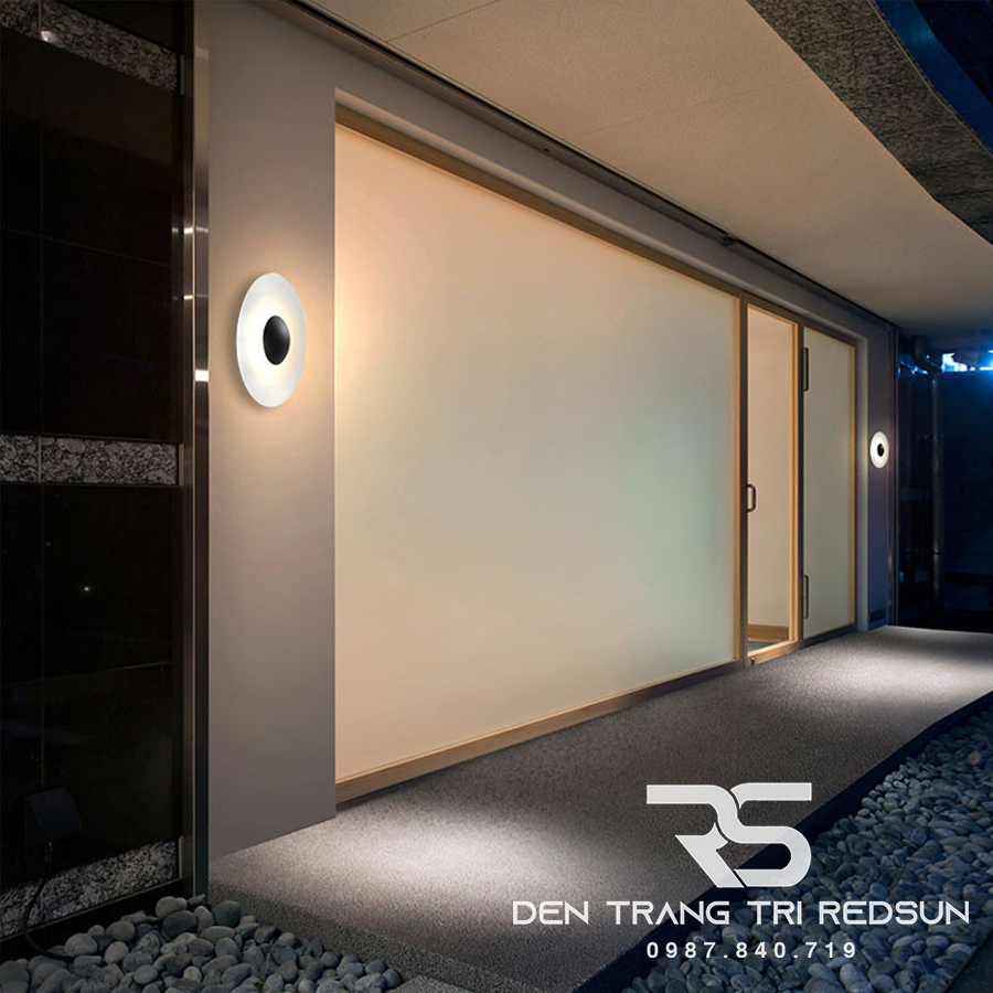 Đèn Tường Trang Trí Phòng Khách, Phòng Ngủ, Cầu Thang Hình Đĩa Bay Phong Cách Bắc Âu  DT-124