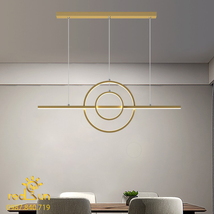 ĐÈN THẢ NGANG 2 VÒNG LED MỚI DC-C5081