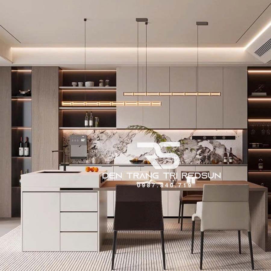 Đèn Thả Hiện Đại Trang Trí Phòng Khách, Phòng Ăn Phong Cách Italia Dáng Dài DC-T111