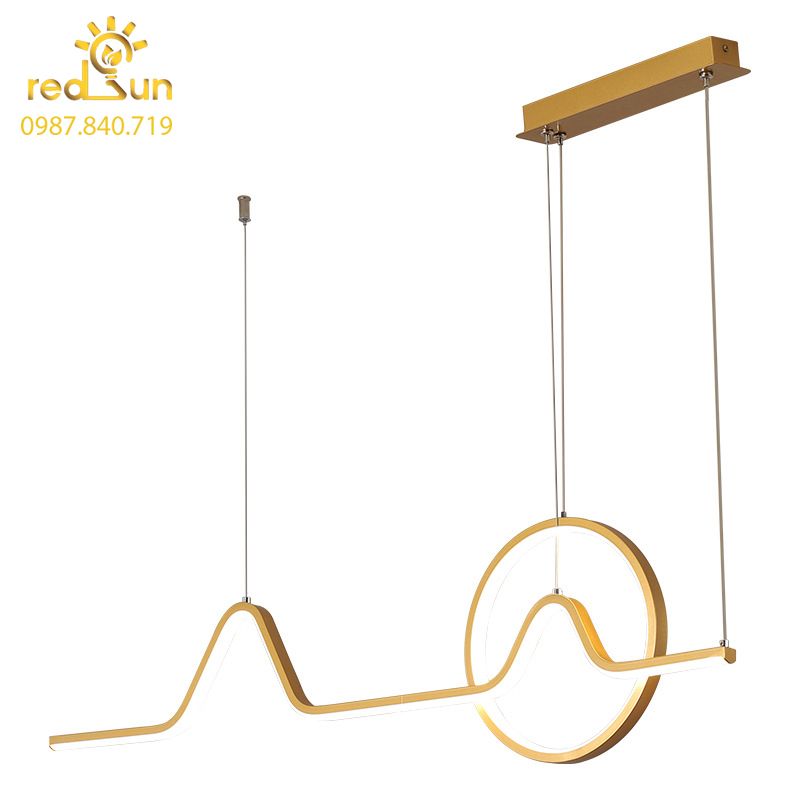 ĐÈN THẢ NGANG NGHỆ THUẬT 1 VÒNG LED MỚI DC-38