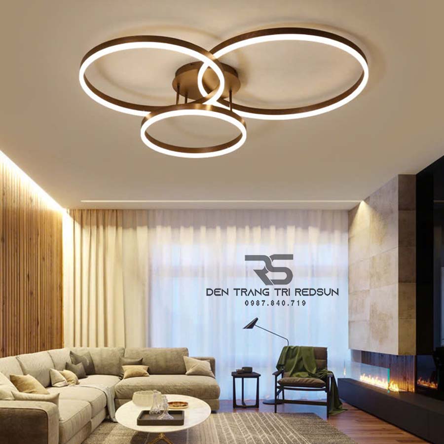 Đèn Mâm Ốp Trần Phòng Khách, Phòng Ngủ Hiện Đại MN345