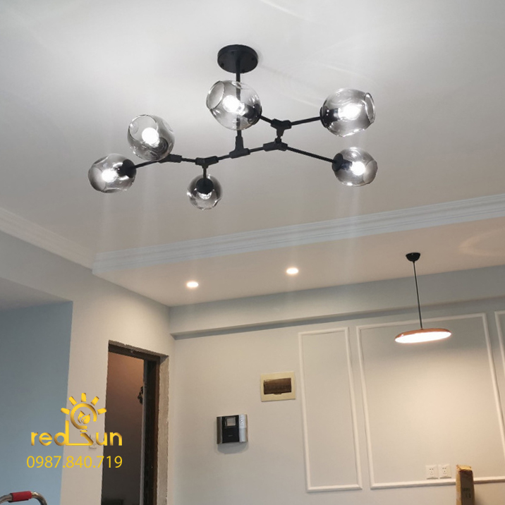 Đèn chùm nghệ thuật Lindsey 6 bóng DC-166