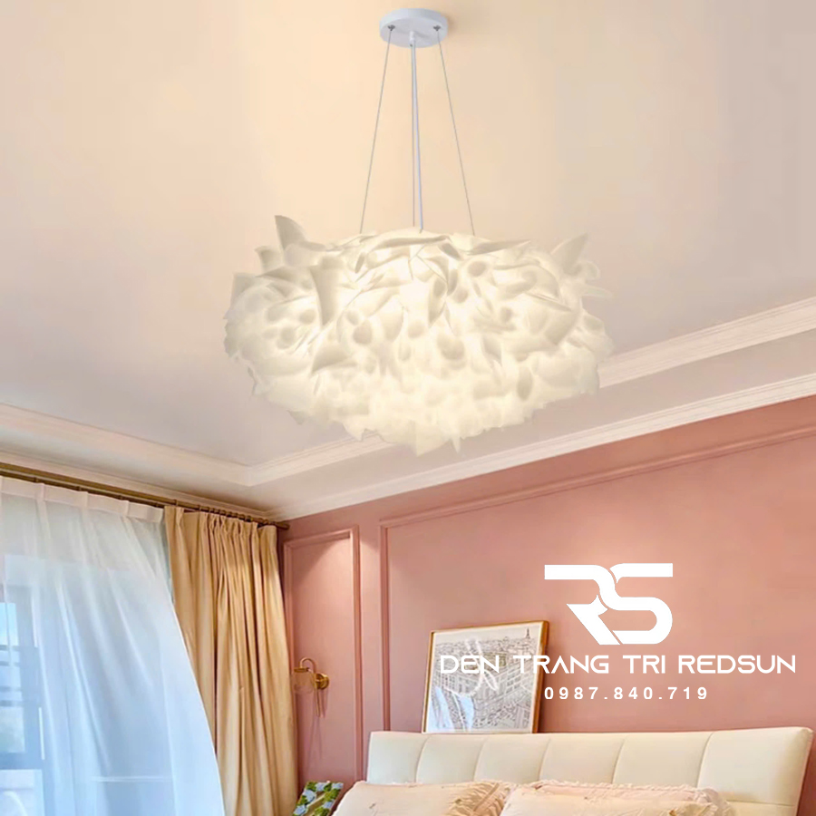 Đèn Chùm Phòng Khách, Phòng Ăn, Phòng Ngủ Hiện Đại Lông Vũ Phong Cách Pháp DC-L062