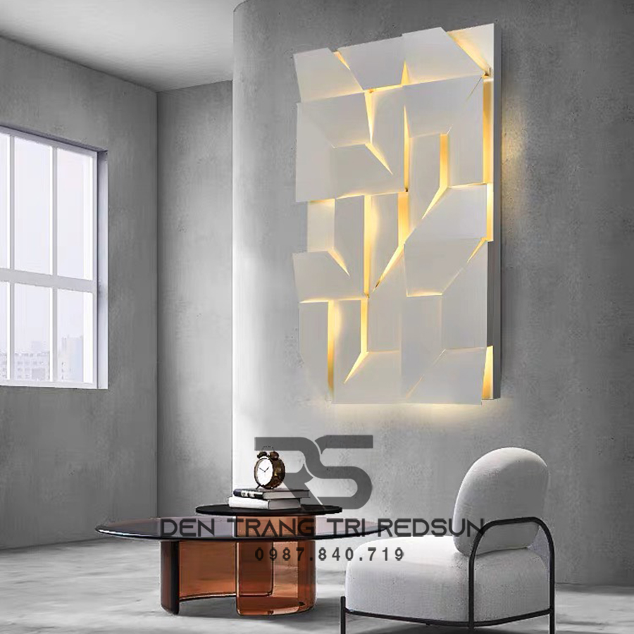 Tranh Đèn Treo Tường Nghệ Thuật Trang Trí Phòng Khách, Phòng Ngủ, Hành Lang Phong Cách Bắc Âu DDC-006