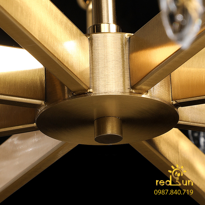 Đèn chùm pha lê băng tuyết phong cách Bắc Âu DC-2610