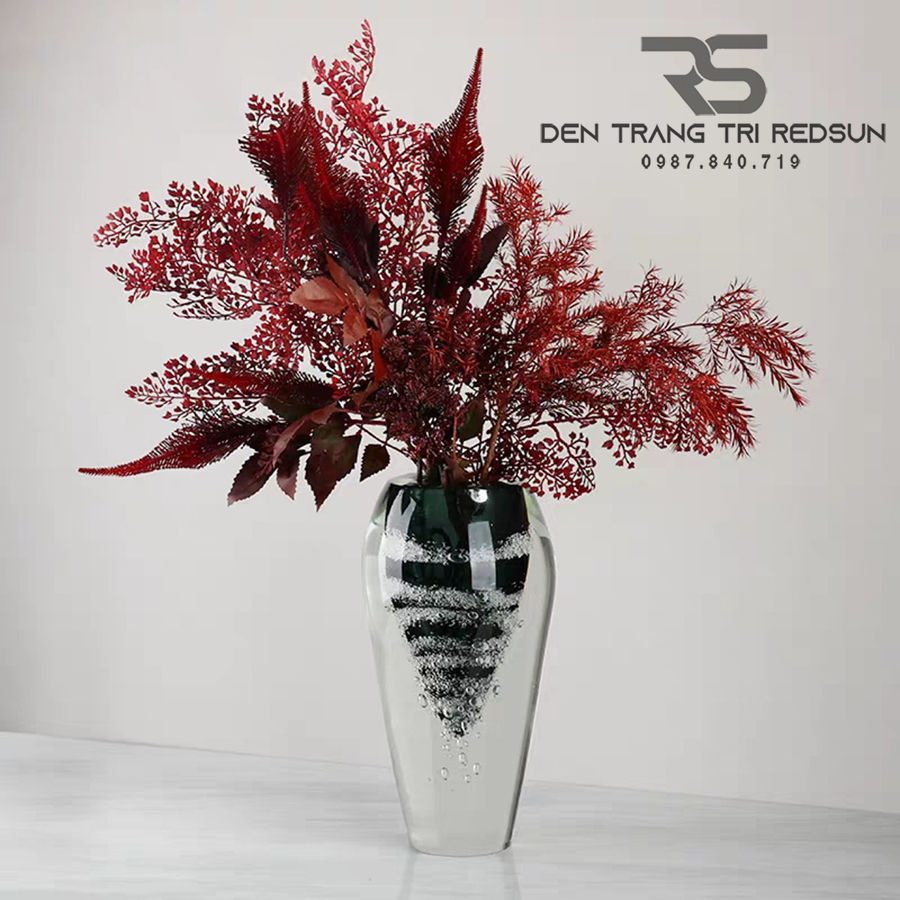 Bình Hoa Trang Trí Phong Cách Bắc Âu Sáng Tạo Hình Bong Bóng Chất liệu Thuỷ Tinh DDC-ZG005