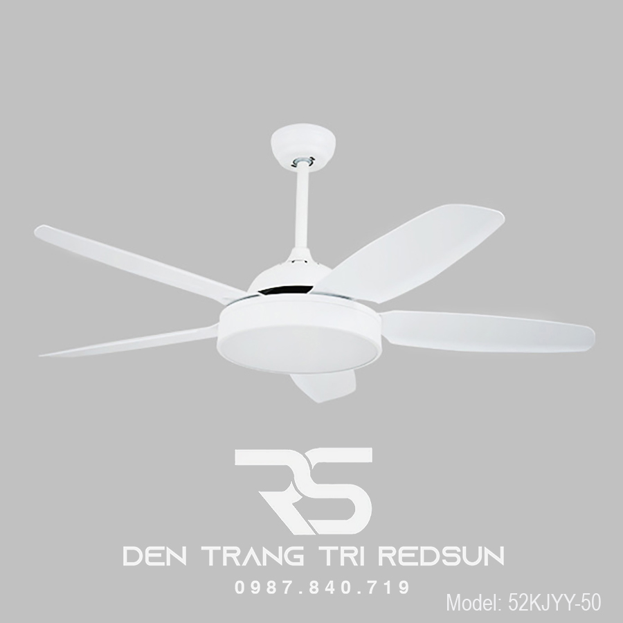 Quạt Trần Đèn Trang Trí Phòng Khách, Phòng Ngủ - 52KJYY-50