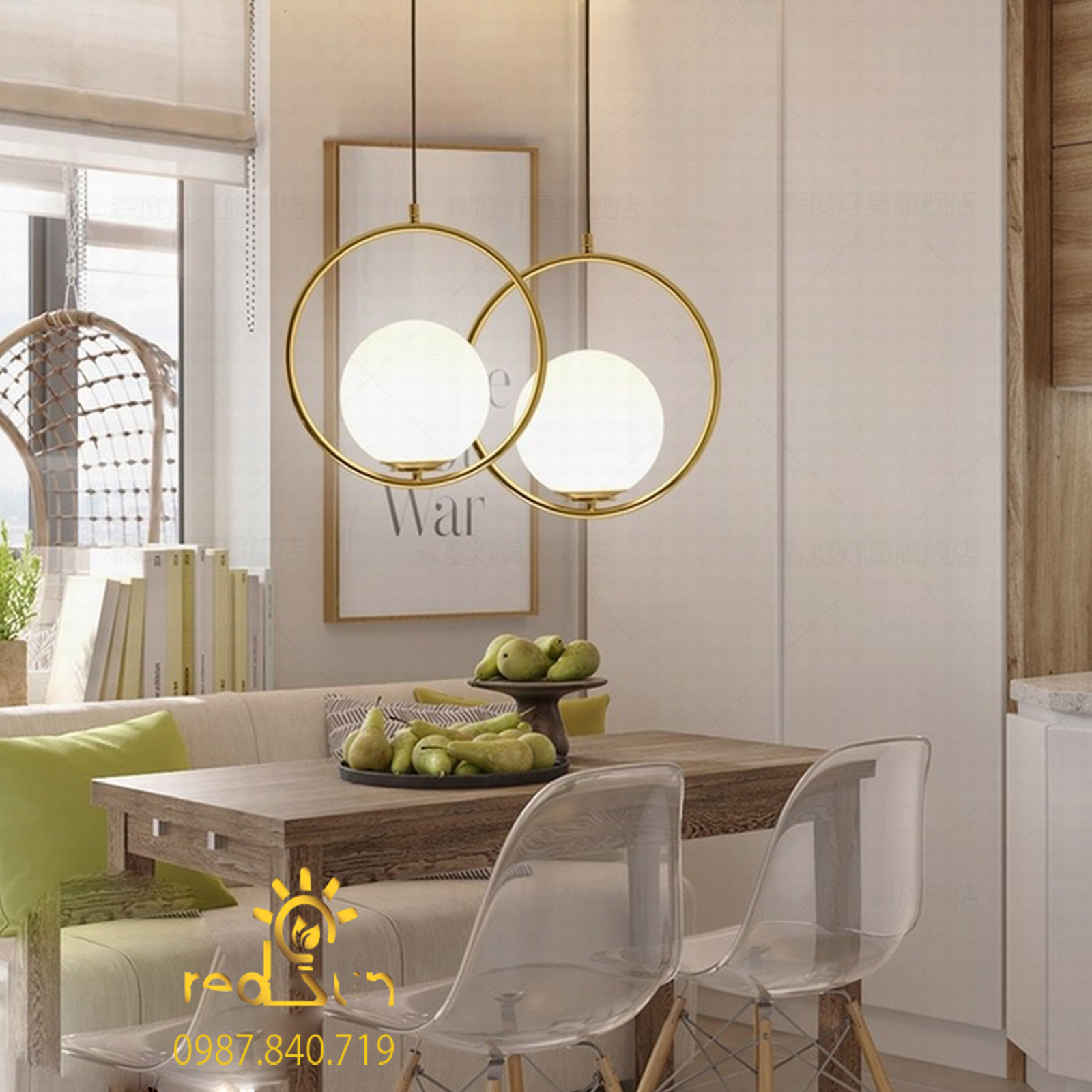 CDT014 - Chao đèn thả Hiện đại mang phong cách Bắc Âu