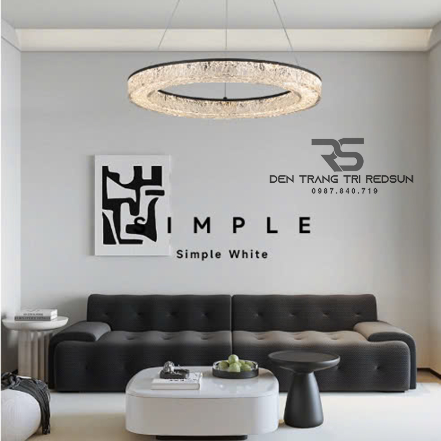 Đèn Thả Bàn Ăn Hiện Đại Phong Cách Bắc Âu Dáng Tròn DC-L065