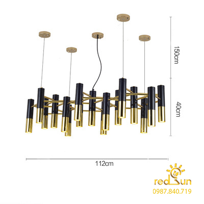 Đèn chùm dáng ống Nordic hiện đại DC-2717