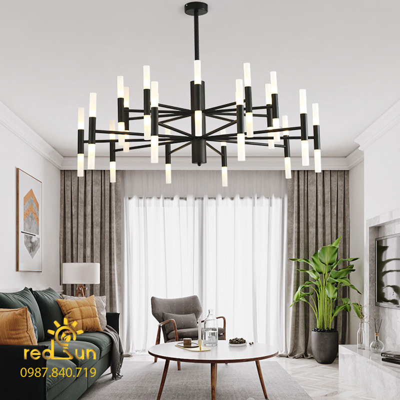 Đèn chùm trang trí nghệ thuật 20 tay R06
