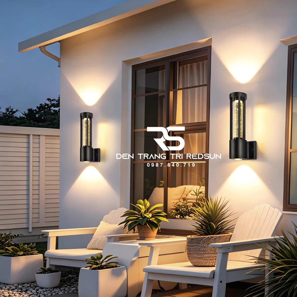 Đèn Tường Chống Nước Trang Trí Ngoài Trời Nhà Hàng, Khách Sạn, Biệt Thự, Sân Vườn DTOD-SW8003
