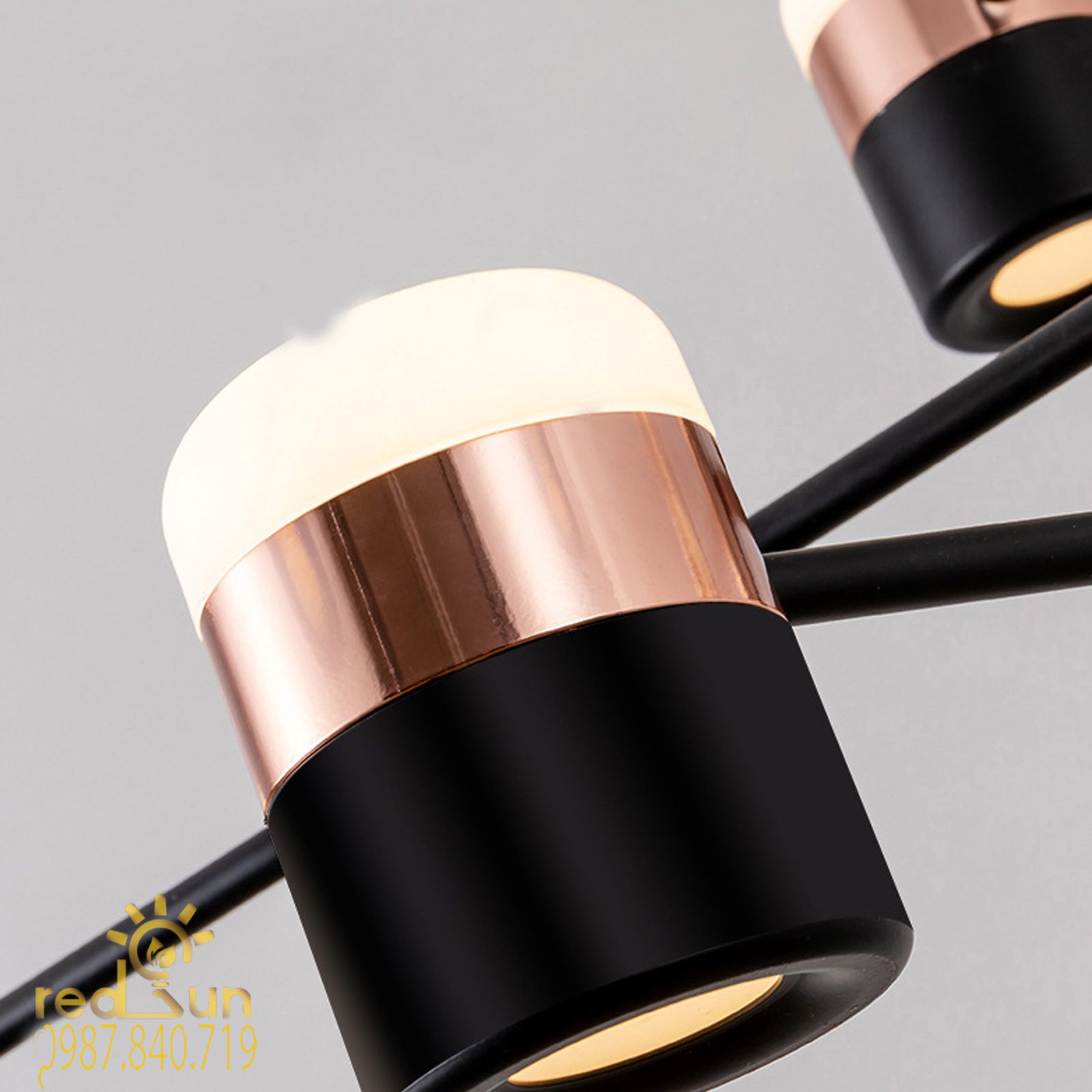 Đèn chùm Nordic thân xoay chóa trụ DC-T015