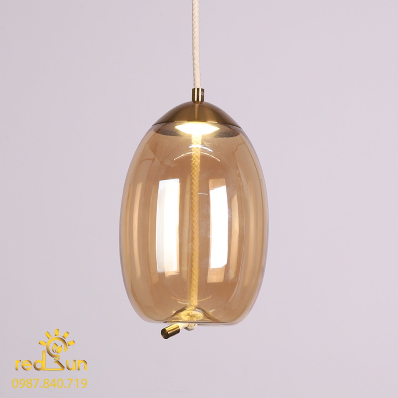 Chao đèn thả thủy tinh 4 dáng