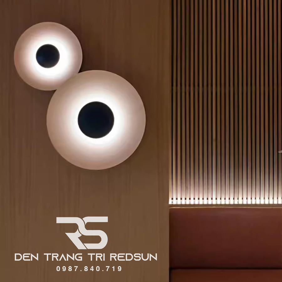 Đèn Tường Trang Trí Phòng Khách, Phòng Ngủ, Cầu Thang Hình Đĩa Bay Phong Cách Bắc Âu  DT-124