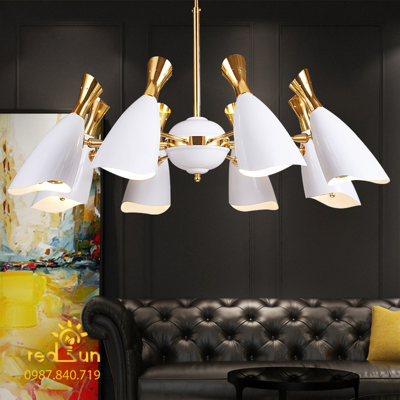 Đèn chùm 8 chân vịt hiện đại DC-68