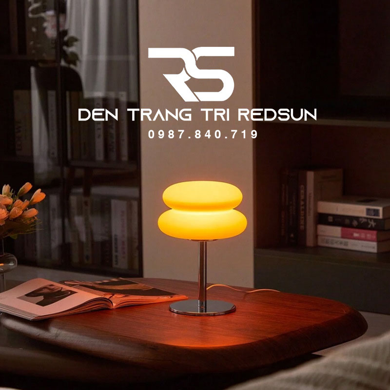Đèn Bàn Làm Việc, Phòng Khách, Phòng Ngủ Hiện Đại Hình Bánh Hamburger DB2107