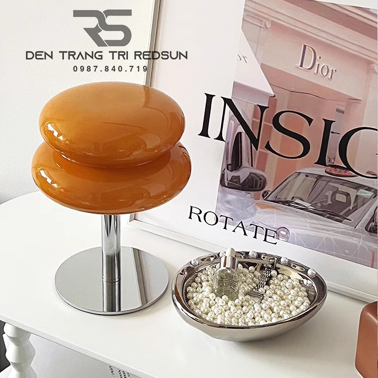 Đèn Bàn Làm Việc, Phòng Khách, Phòng Ngủ Hiện Đại Hình Bánh Hamburger DB2107