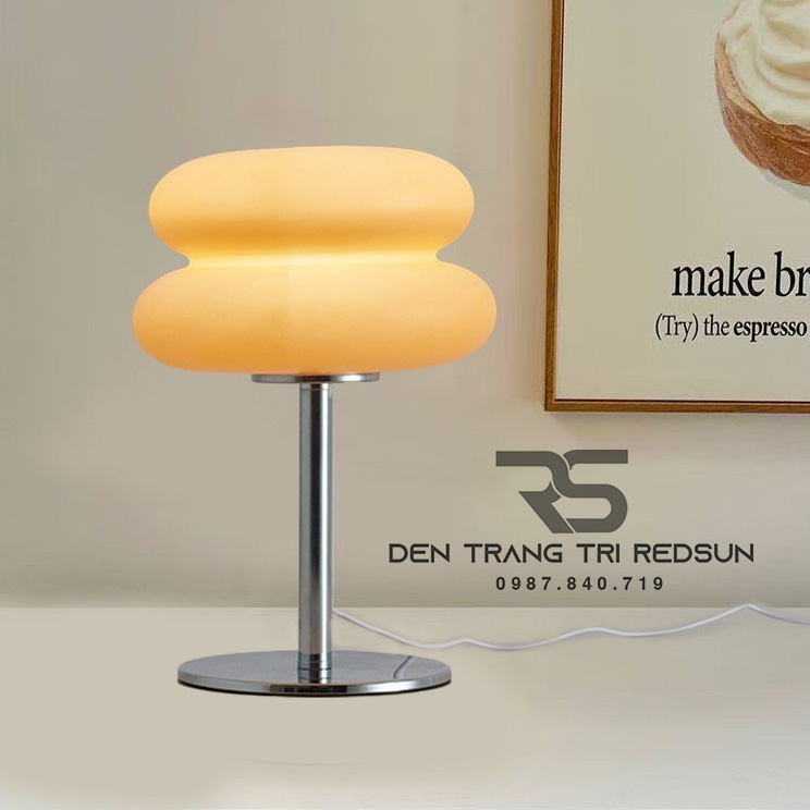 Đèn Bàn Làm Việc, Phòng Khách, Phòng Ngủ Hiện Đại Hình Bánh Hamburger DB2107