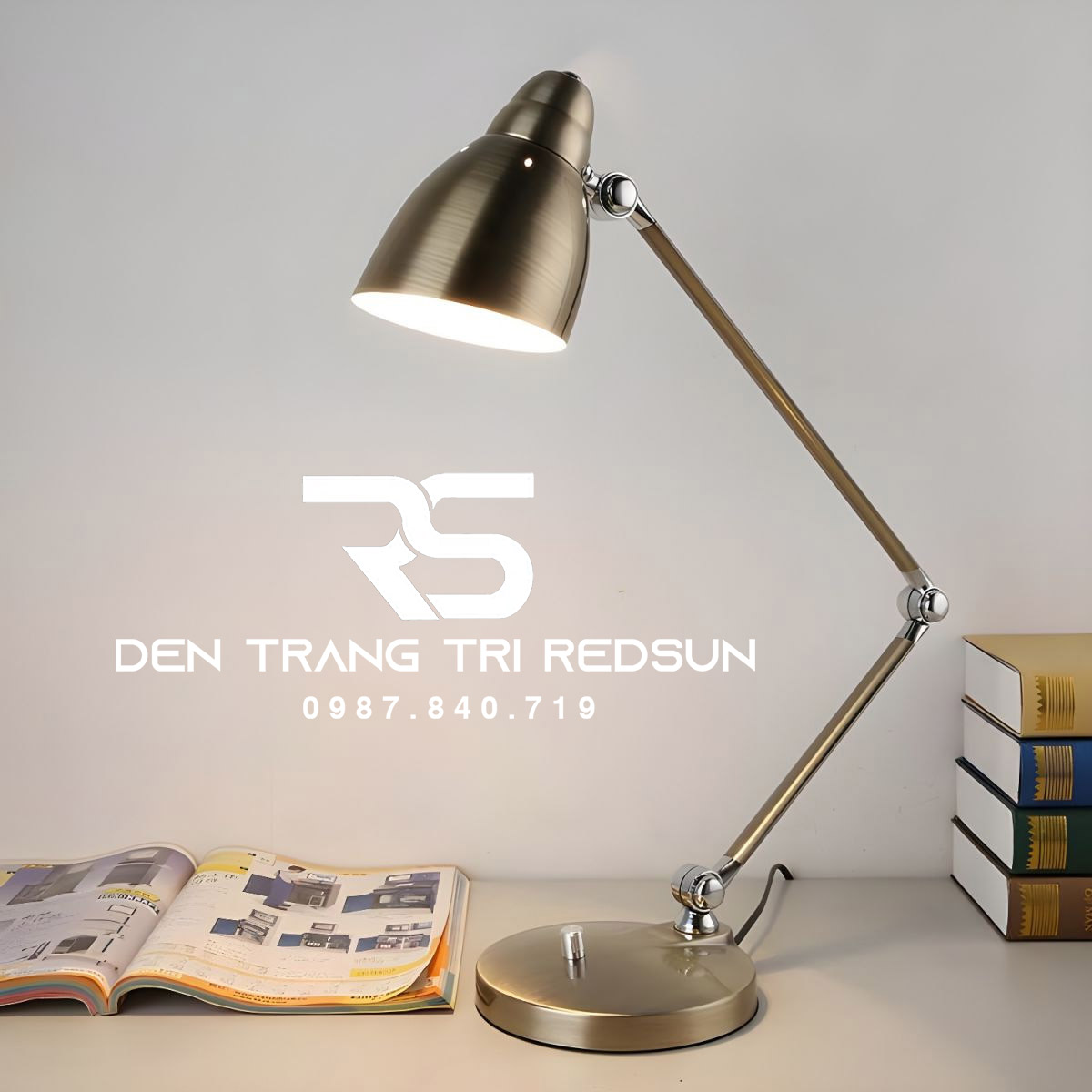 Đèn Bàn Làm Việc, Bàn Học, Đọc Sách Hiện Đại Bắc Âu DB2106